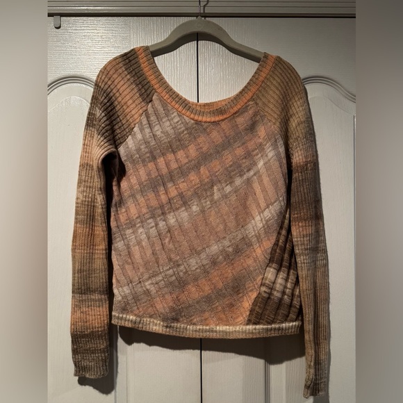 Free People Earthy Tones Crew Neck Sweater - Picture 1 of 5